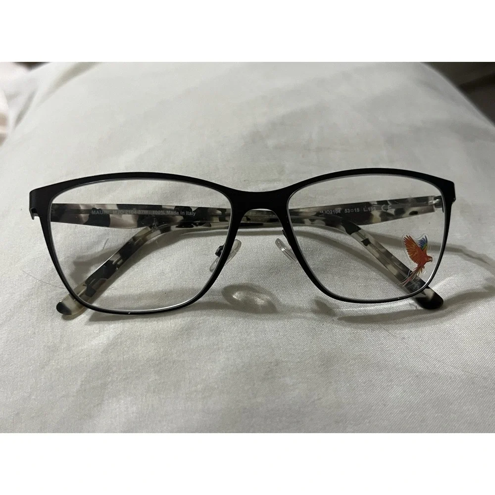 Maui Jim MJO2104-87M Brown‎ Metal Square Eyeglasses 53-15 135 Italy